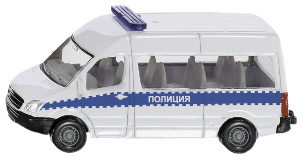Полицейский автомобиль Siku 0806RUS 1:87, 8 см, белый