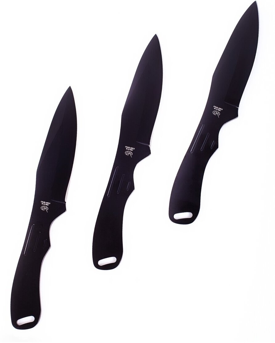 Набор из трех ножей Pirat MA-102 (Спорт-9), длина лезвия 9,9 см