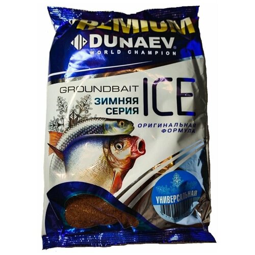 фото Дунаев прикормка зимняя "dunaev ice-premium" 0.9кг универсальная