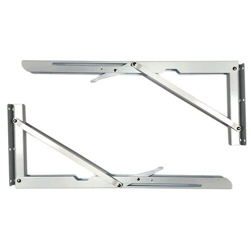 Консоль складная с фиксатором 400мм белая 2301₽