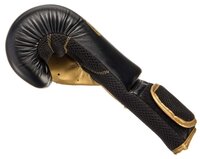 Боксерские перчатки Clinch Aero черный/золотой 6 oz