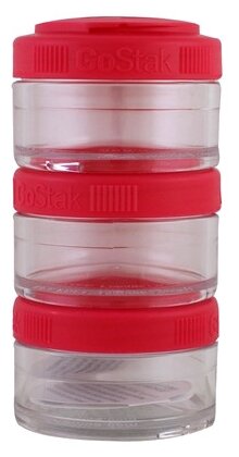 Контейнеры Blender Bottle GoStak 60мл (3 контейнера) малиновый