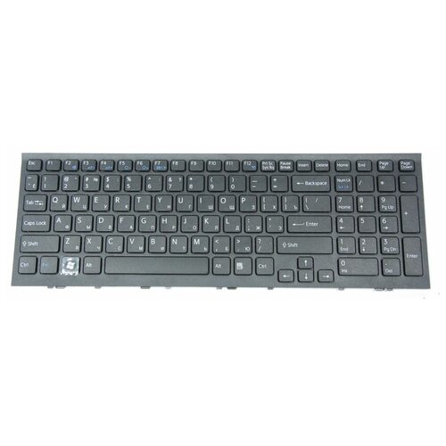 Клавиатура для ноутбуков Sony VPC-EE Series (Without Frame) RU, Black laptop keyboard for sager np2740 english us black without frame new