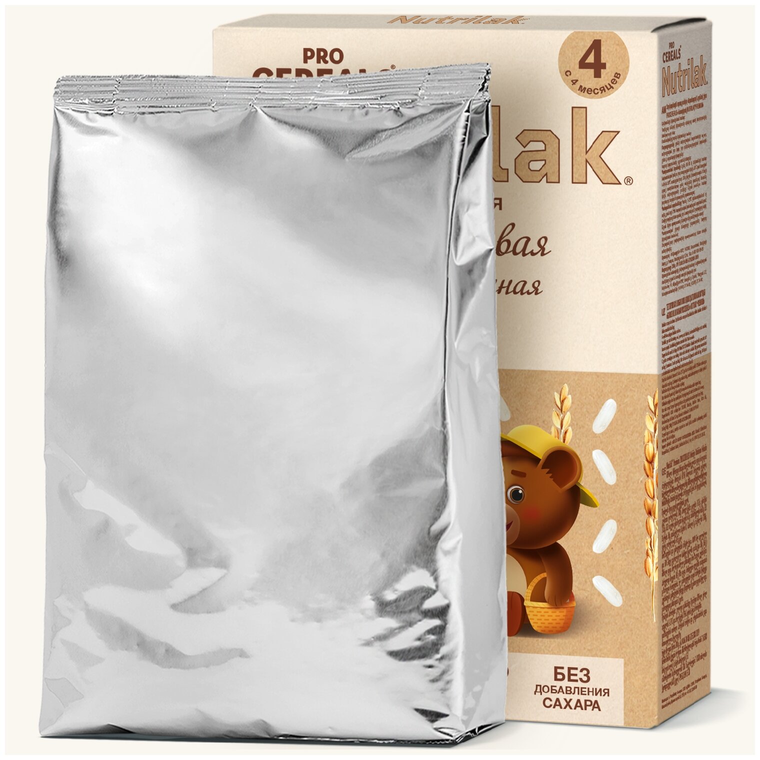 Каша рисовая Nutrilak Premium Pro Cereals цельнозерновая безмолочная, 200гр - фото №8