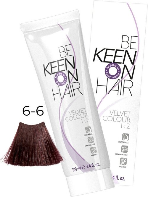 KEEN Be Keen on Hair краска для волос без аммиака Velvet Color, 6.6