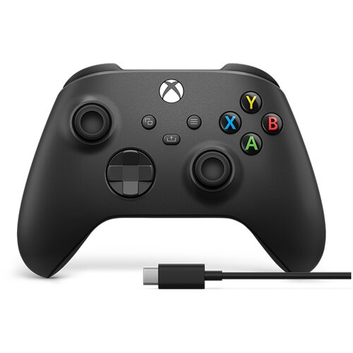 Консоль Xbox Microsoft Беспроводной контроллер USB-С Cable Carbon Black EU version model 1914 858100₽