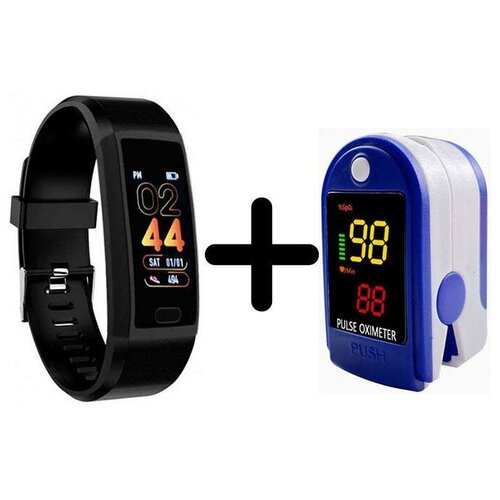 Умные часы BandRate Smart BRSM118PLBB-SET2 с пульсометром тонометром мониторингом здоровья 390000₽