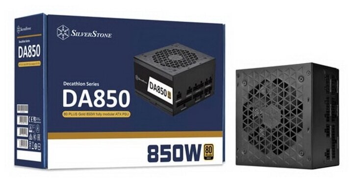 Блок питания Silverstone SST-AX0850MCGD-A 850W, 80 PLUS Gold, Full Modular, 1*12V, 120mm FAN 18dBa, RTL