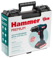 Дрель-шуруповерт Hammer ACD143Li 2.0 PREMIUM темно-синий/черный