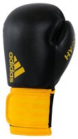 Боксерские перчатки adidas Hybrid 100 черный/желтый 8 oz