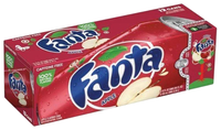 Газированный напиток Fanta Apple, США, 0.355 л, 12 шт.