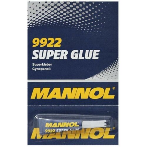 Клей Super Glue 3 Гр. MANNOL арт. 2439