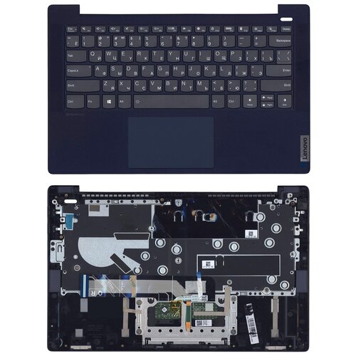 клавиатура для ноутбука lenovo ideapad s340 15 топкейс dark blue Клавиатура для ноутбука Lenovo IdeaPad 5-14ALC05 топкейс