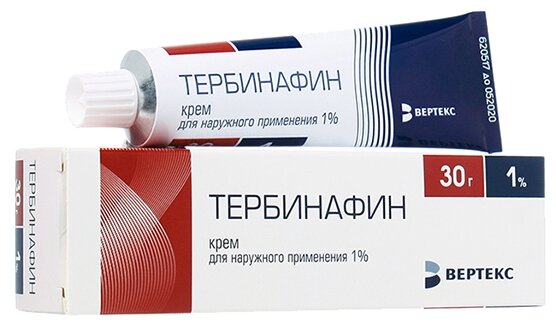Тербинафин крем д/нар. прим. 1% туба 30г