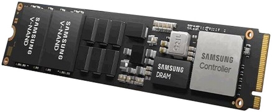 Накопитель SSD Samsung 960Gb Enterprise M.2, PM9A3, NVMe/PCIE Gen4 x4, R5000/W1400Mb/s, IOPS(R4K) 550K/60K (MZ1L2960HCJR-00A07)