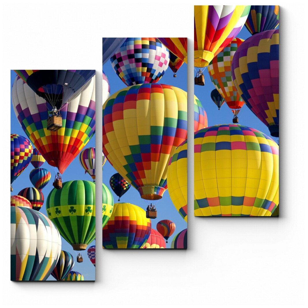 Модульная картина Фестиваль воздушных шаров, Нью Джерси 140x149