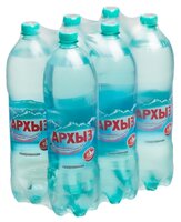 Природная ледниковая вода Архыз ЗАО Висма газированная, ПЭТ, 12 шт. по 0.5 л