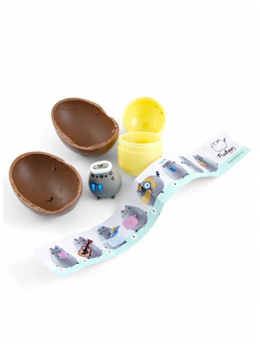 Шоколадное яйцо с игрушкой MEGA SECRET PUSHEEN, 3шт. х 20г - фотография № 3