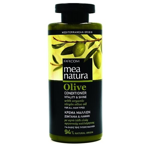 Mea natura кондиционер Olive VITALITY & SHINE, 300 мл