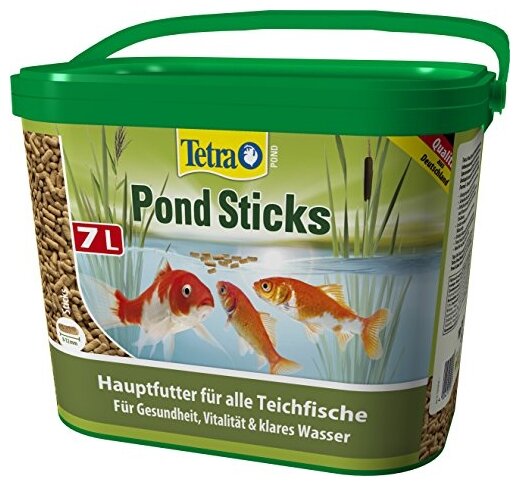 Корм для прудовых рыб Tetra Pond Sticks 7 л (палочки) - фотография № 3