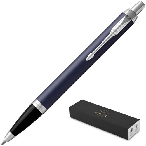 ручка шариковая parker im premium k318 blue grey ct Ручка шариковая автоматическая PARKER IM BLUE CT синий 1,00 мм 1931668, 1 шт.