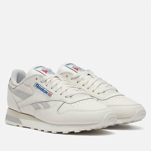 Кроссовки Reebok Classic Leather, натуральная кожа, размер 42.5, бежевый