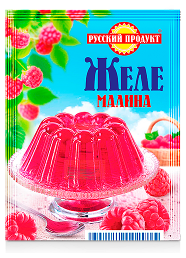 Желе Русский продукт Вкус малины пак 50г