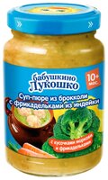 Пюре Бабушкино Лукошко суп-пюре из брокколи с фрикадельками из индейки (с 10 месяцев) 190 г, 6 шт