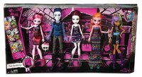 Набор кукол Monster High Спектра Вондергейст, Джиджи Грант, Инвизи Билли, Клодин Вульф и Дракулаура 