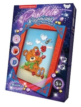 Danko Toys Картина из пайеток Мишка ПМ-04-09