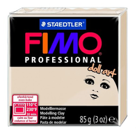 Полимерная глина FIMO Professional doll art 85 г полупрозрачный бежевый (8027-44)