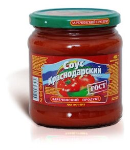 Соус томатный "Зареченский продукт" Краснодарский 480 гр