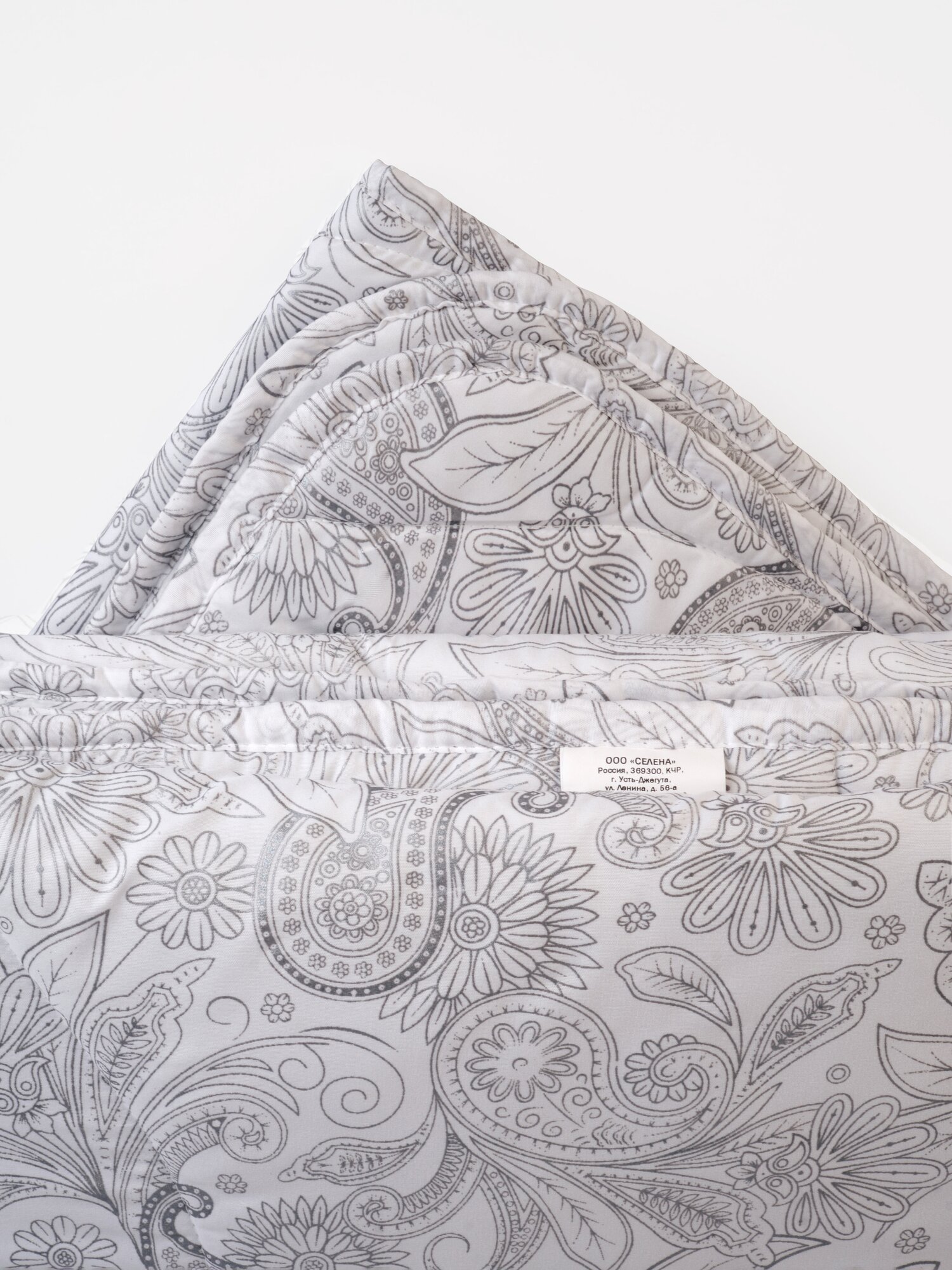 Одеяло SELENA Elegance Line SILVER 200Х215 см (п/э волокно, полиэстер) - фотография № 3