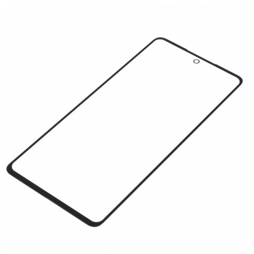 Стекло модуля для Samsung A725 Galaxy A72, черный, AA
