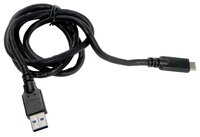 Кабель VCOM USB - USB Type-C (CU401) 1 м черный