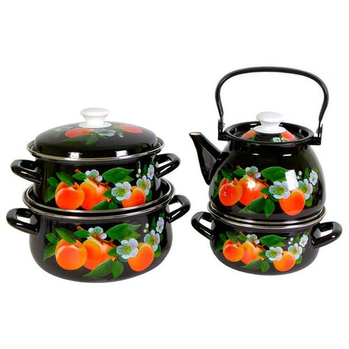 фото Набор посуды кмз абрикос 7 пр.