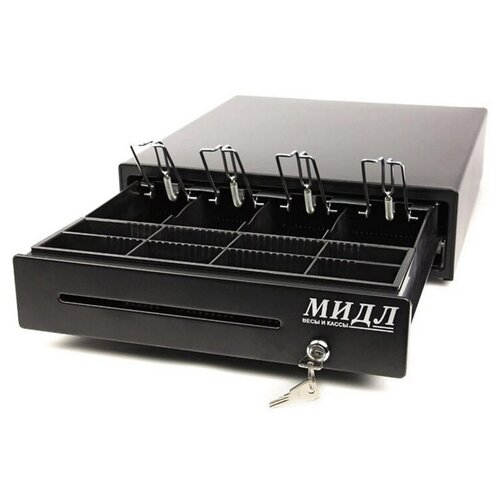 Денежный ящик мидл 1.0/К0 малый Black