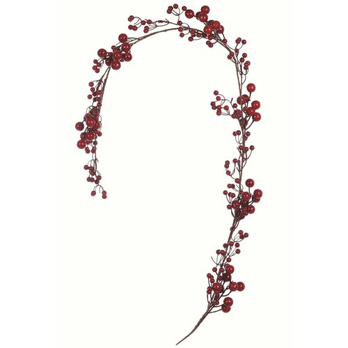 Ветка ягодная декоративная 150х10 см VICTORIA BLANC MARICLO