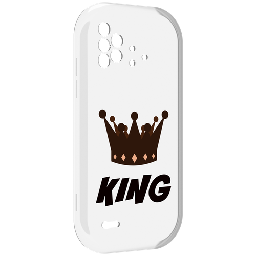 Чехол MyPads корона-короля-черный для UMIDIGI Bison X10 / X10 Pro задняя-панель-накладка-бампер чехол mypads корона короля черный для umidigi g1 задняя панель накладка бампер