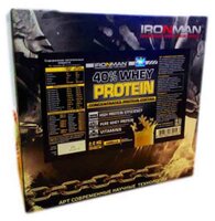 Протеин IRONMAN 40% Whey Protein (2 кг) ваниль