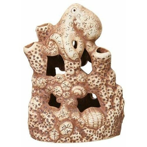 Декорация для аквариума Осьминожка 11х8х11см 474₽