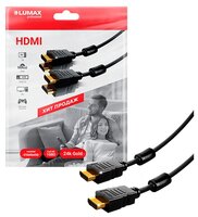 Кабель LUMAX HDMI - HDMI (91R) 5 м черный