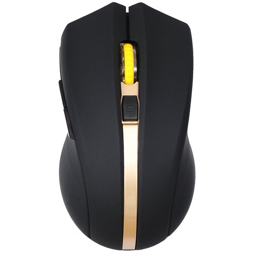 Oklick 495MW черныйзолотистый Мышь оптическая 1600dpi беспроводная USB 6but 998168 300000₽