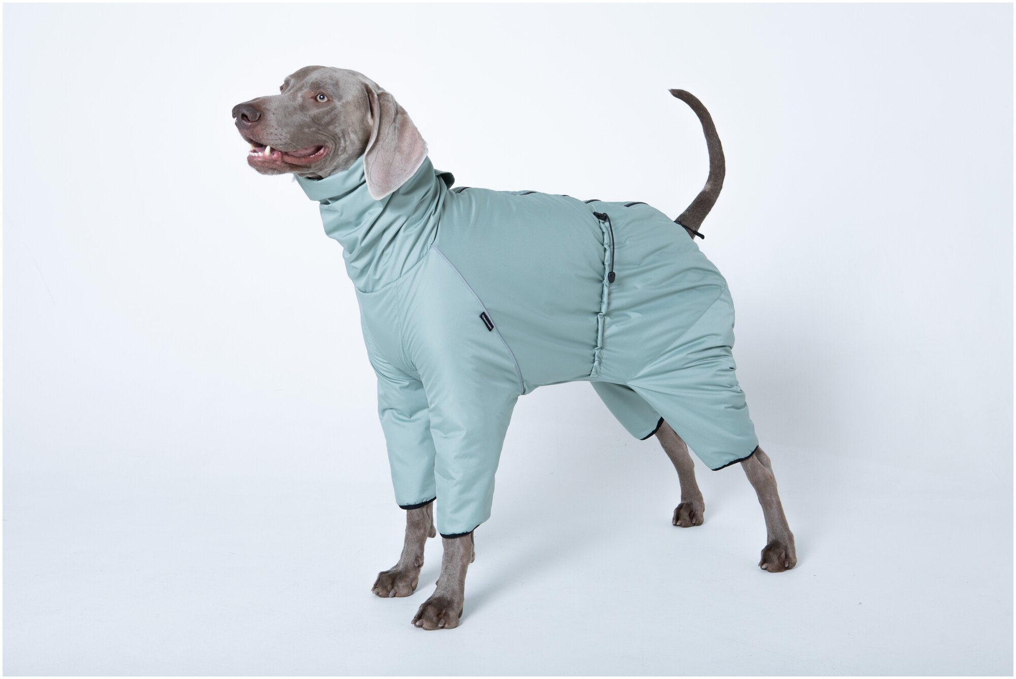 Утепленный комбинезон для собак средних и крупных пород, цвет олива, Д1 - фотография № 1