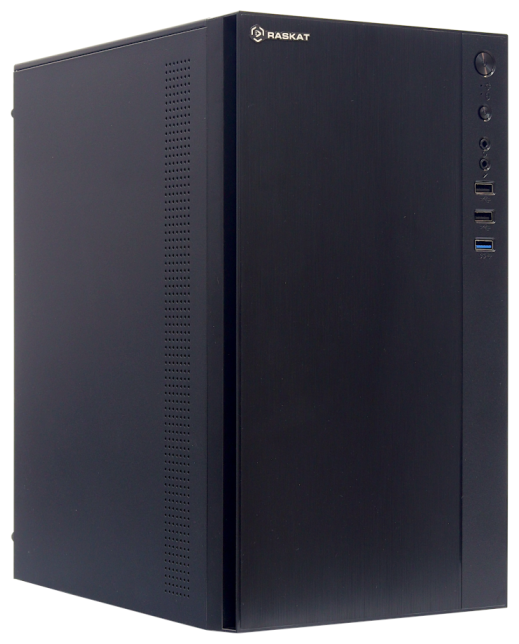 Компьютер Raskat Standart 300 (Intel Core i3 12100, RAM 16Gb, SSD 480Gb, HDD 2Tb, no OS), 108473