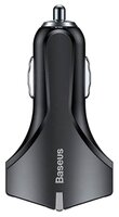Автомобильная зарядка Baseus Small Rocket QC3.0 Dual-USB Car Charger CCALL-RK01/RK02 белый