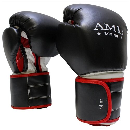 Боксерские перчатки AML - Boxing Star, 12 унций перчатки боксерские aml star 2 синие 6 унций