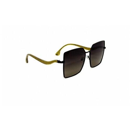 Солнцезащитные очки Kaizi, черный, коричневый