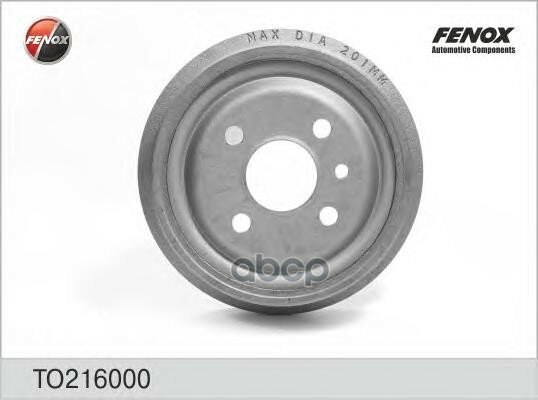 To216000_барабан Тормозной! Opel Astra/Kadett/Vectra 1.2-1.7D 91> FENOX арт. TO216000