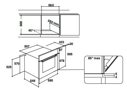 Духовой шкаф Indesit IFW 6530 WH - фотография № 2